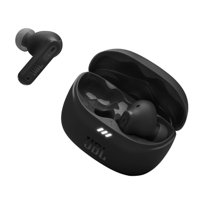 JBL Tune Beam 2 - Black - True Wireless Noise Cancelling Earbuds - Detailshot 2 image number null